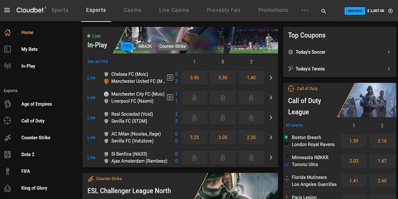 cloudbet esports