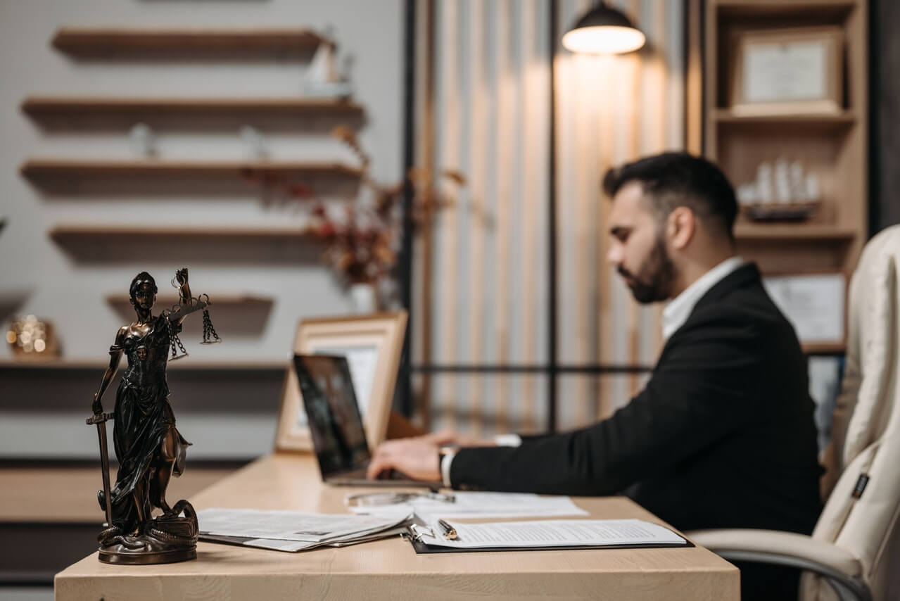 A-businessman-checking-his-email