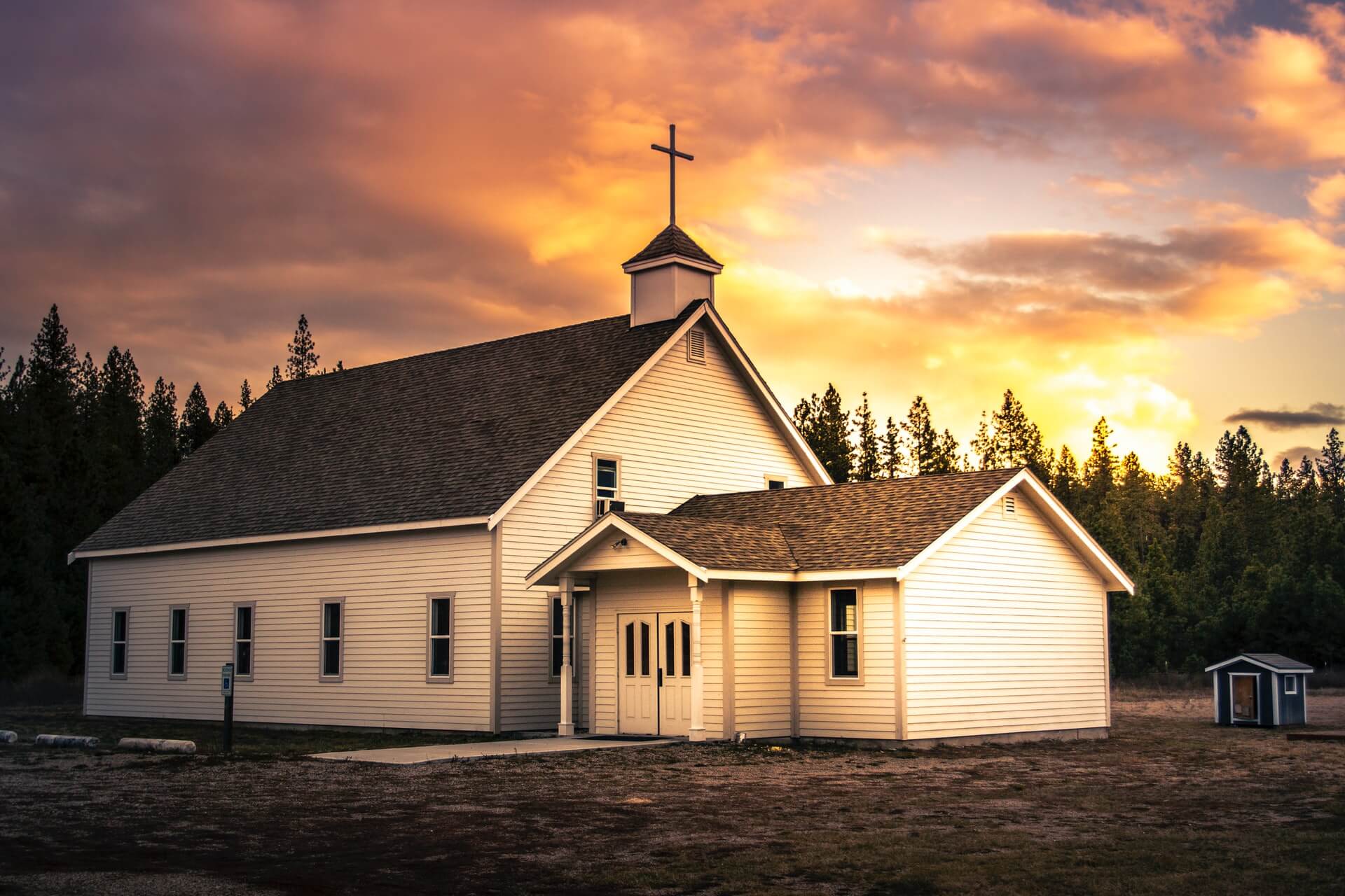 A church building