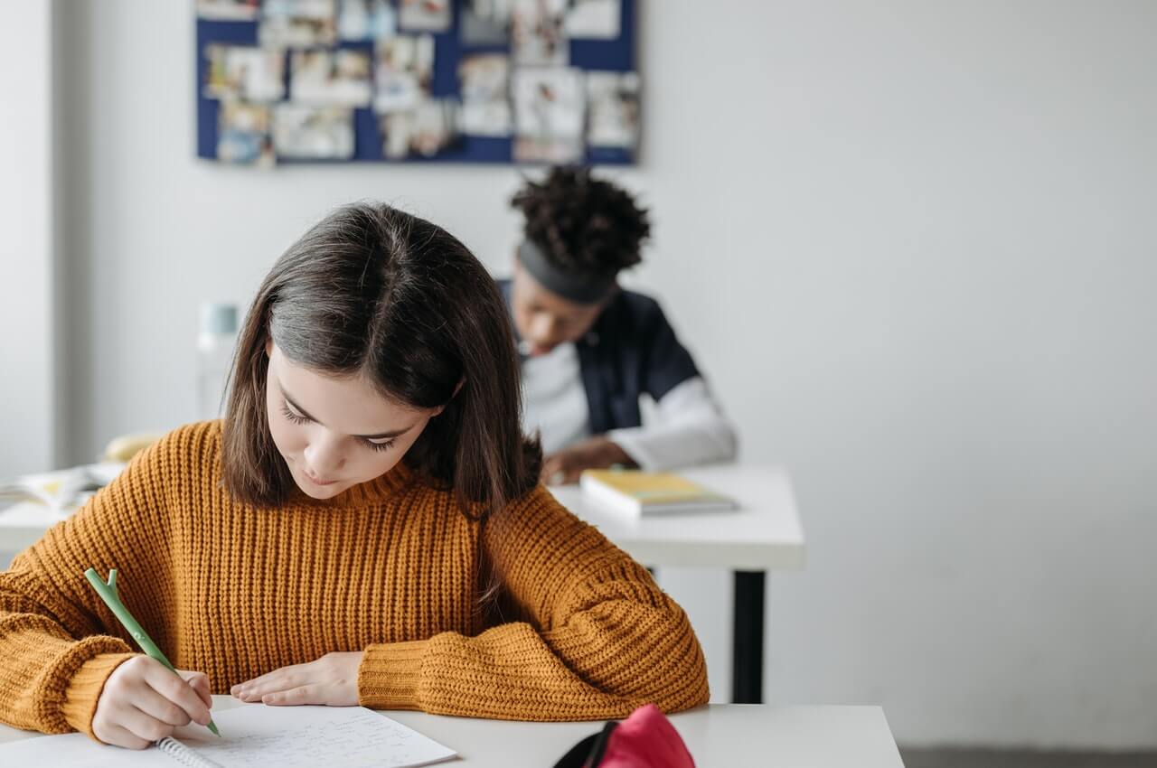 A-student-learning-in-a-classroom