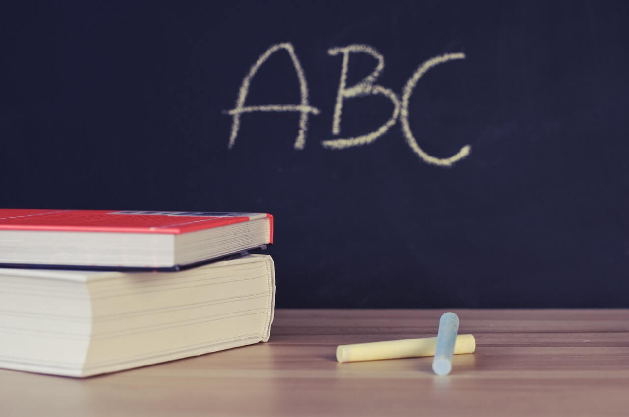 ABC-letters-written-on-black-board.