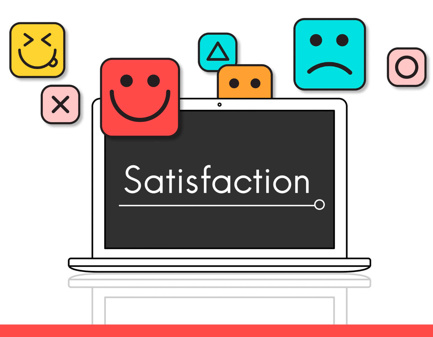 Customer-evaluation-feedback-smiley-emoticons