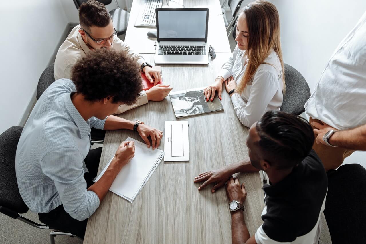 Group of people in a meeting