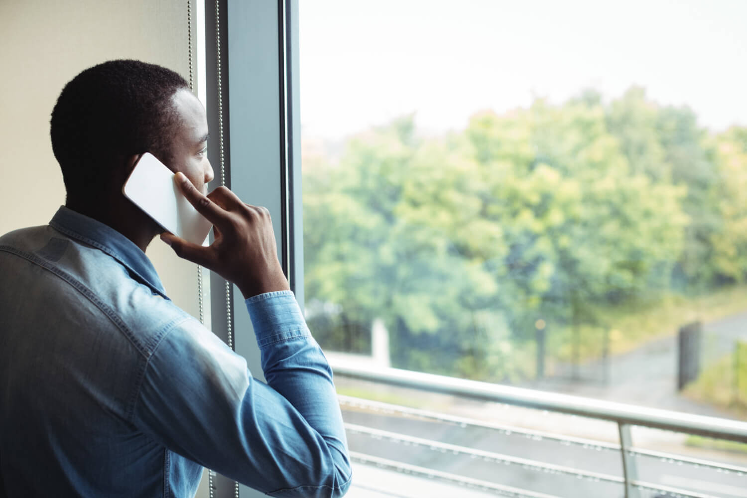 Business man talking on the phone