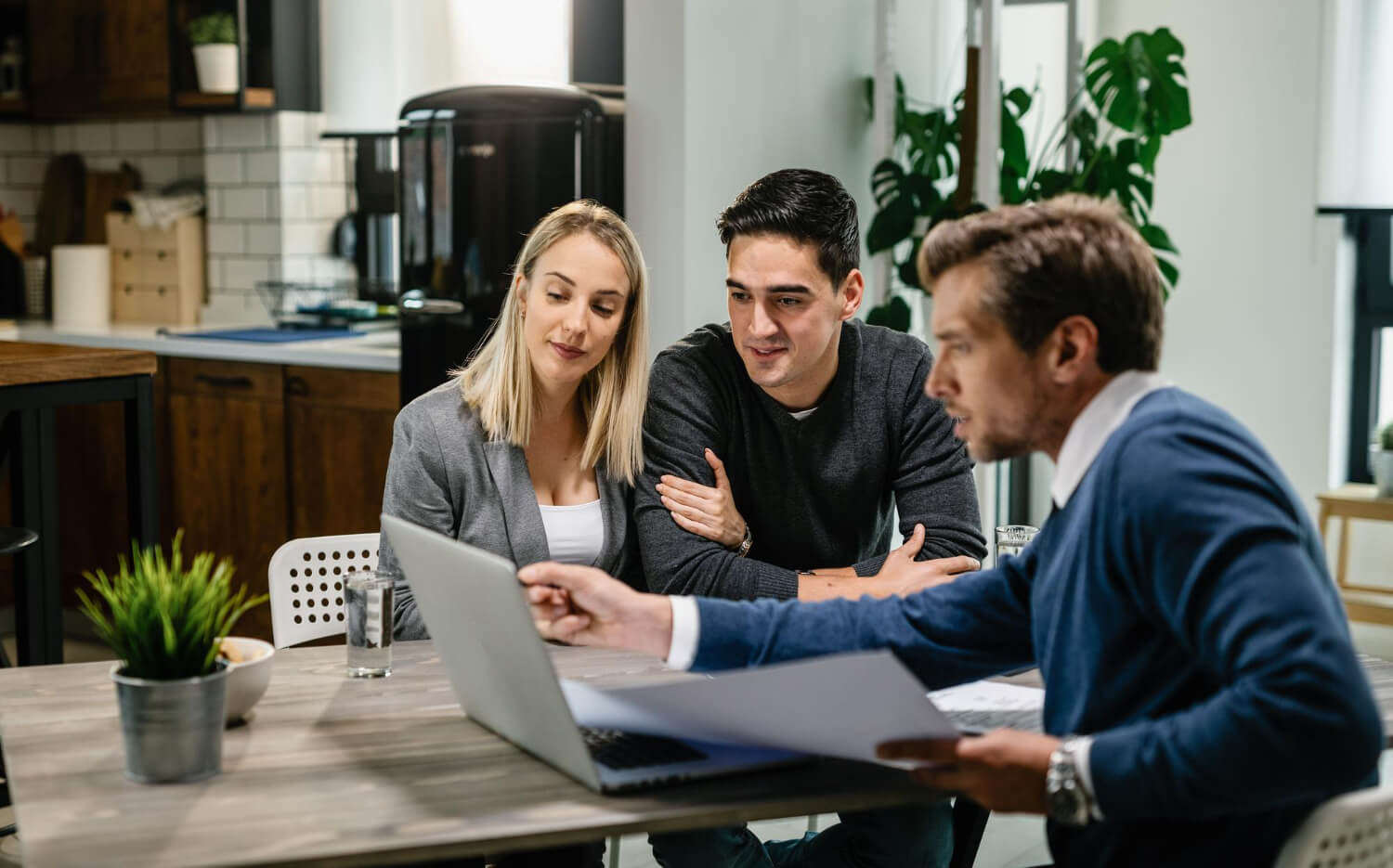 A-business-agent-having-a-meeting-with-clients