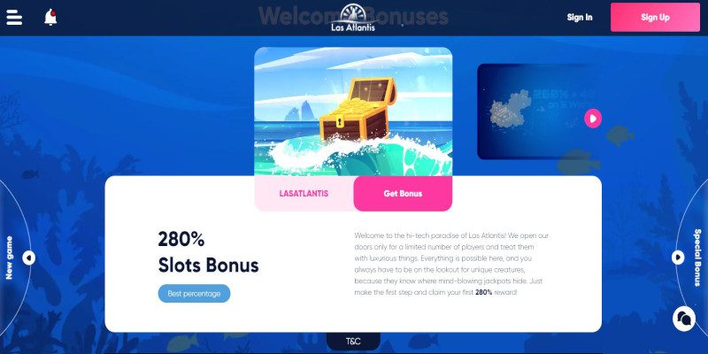 welcome bonus