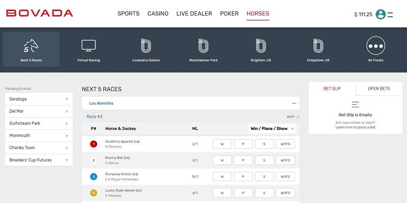 Horse Racing Betting App