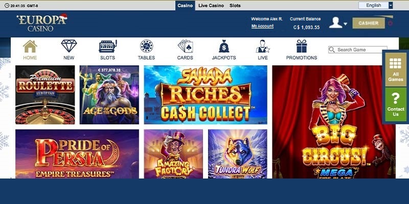 europa casino bonus