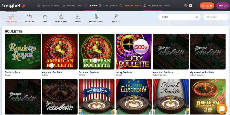 tonybet free spins