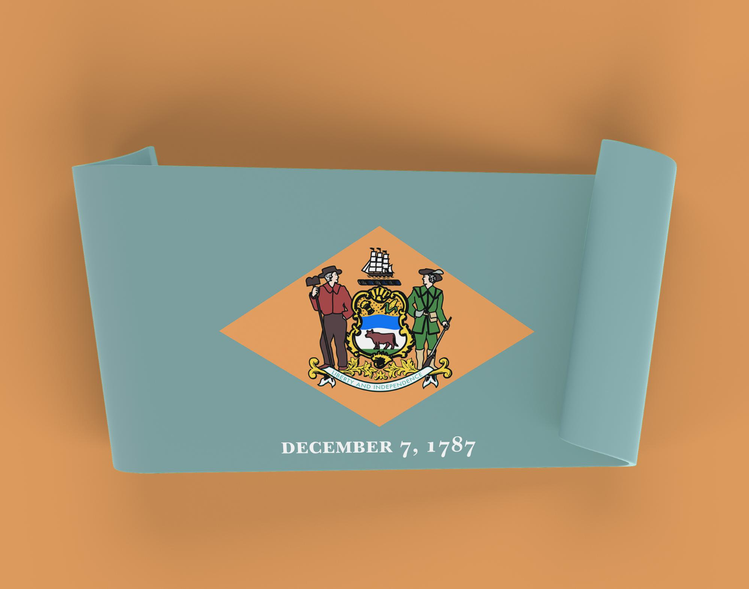 Delaware state flag