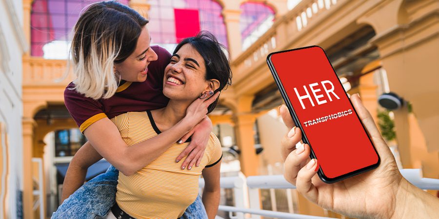 Lesbian Dating App HER Stands Up to Transphobes: Unwelcome Here!