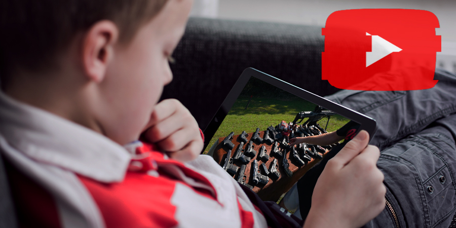 The Dark Side of YouTube: Algorithm Directs Kids to Gun Content, Study Reveals